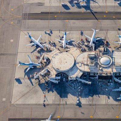 Terminal 6 Los Angeles International Airport LAX Aerial Photogra